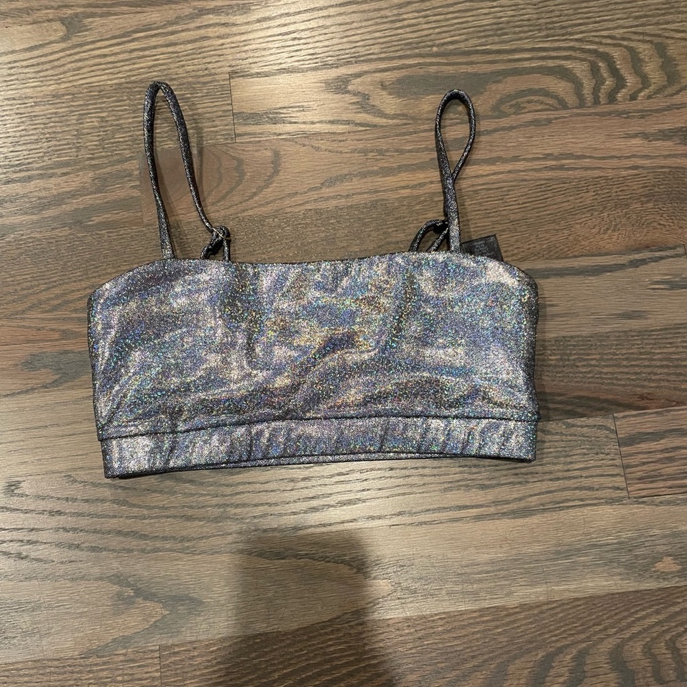 BEACH RIOT SPARKLY SPORTS BRA